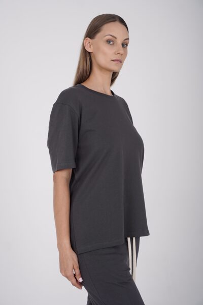 Modern fit anthracite T-shirt