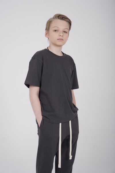 Anthracite Modern fit T-shirt